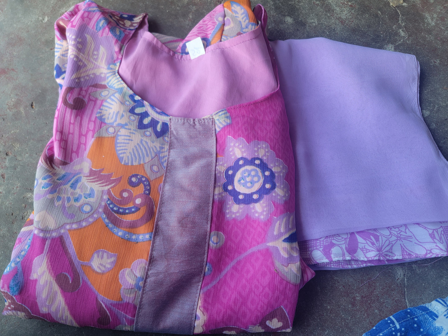 Pink Salwar kameez plus Chest Size 48