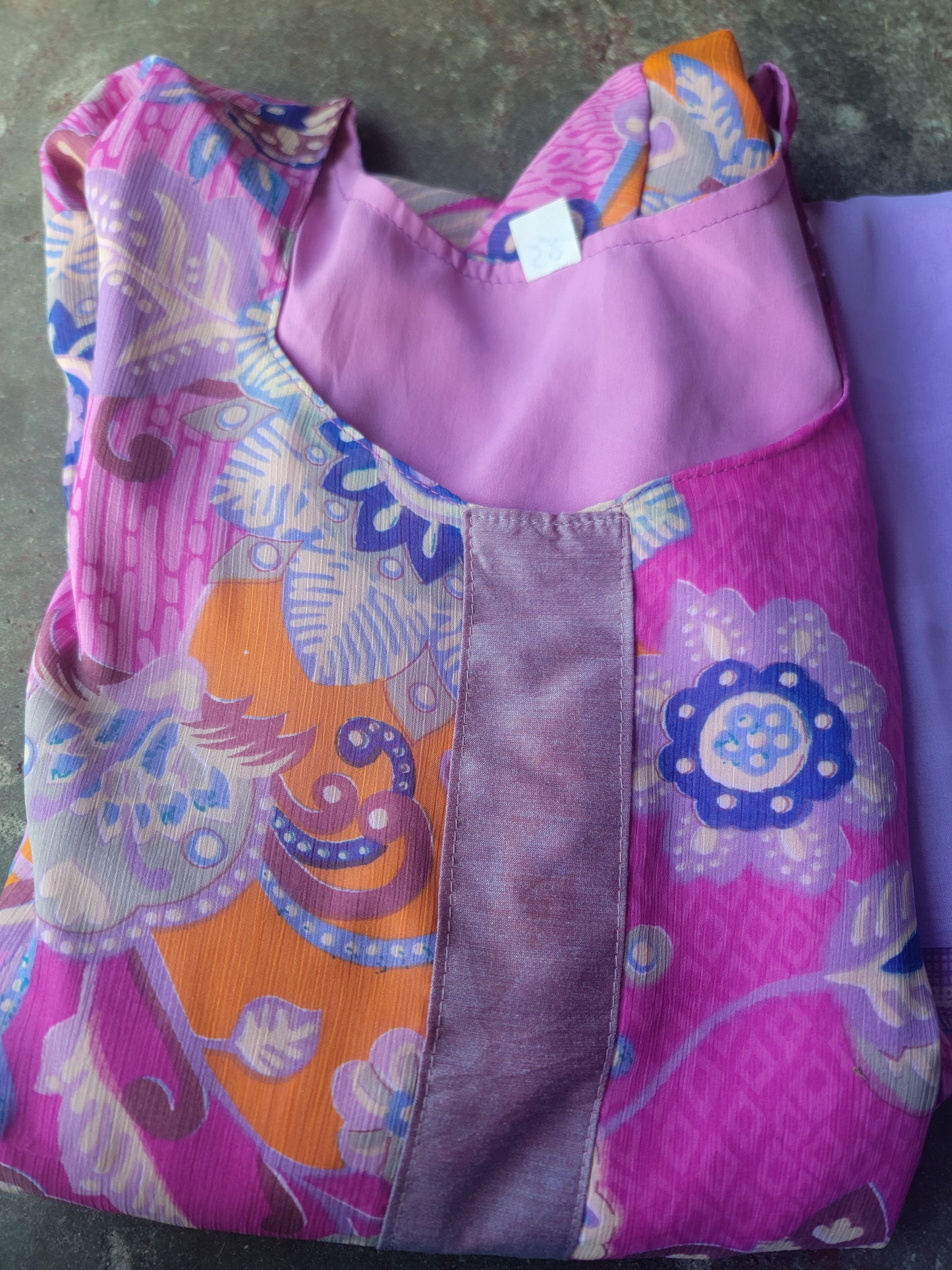 Pink Salwar kameez plus Chest Size 48