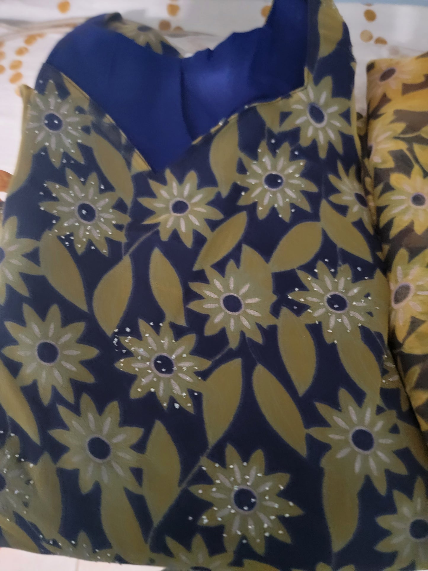 Blue Salwar kameez Chest Size 44 Indian Wedding Party wear