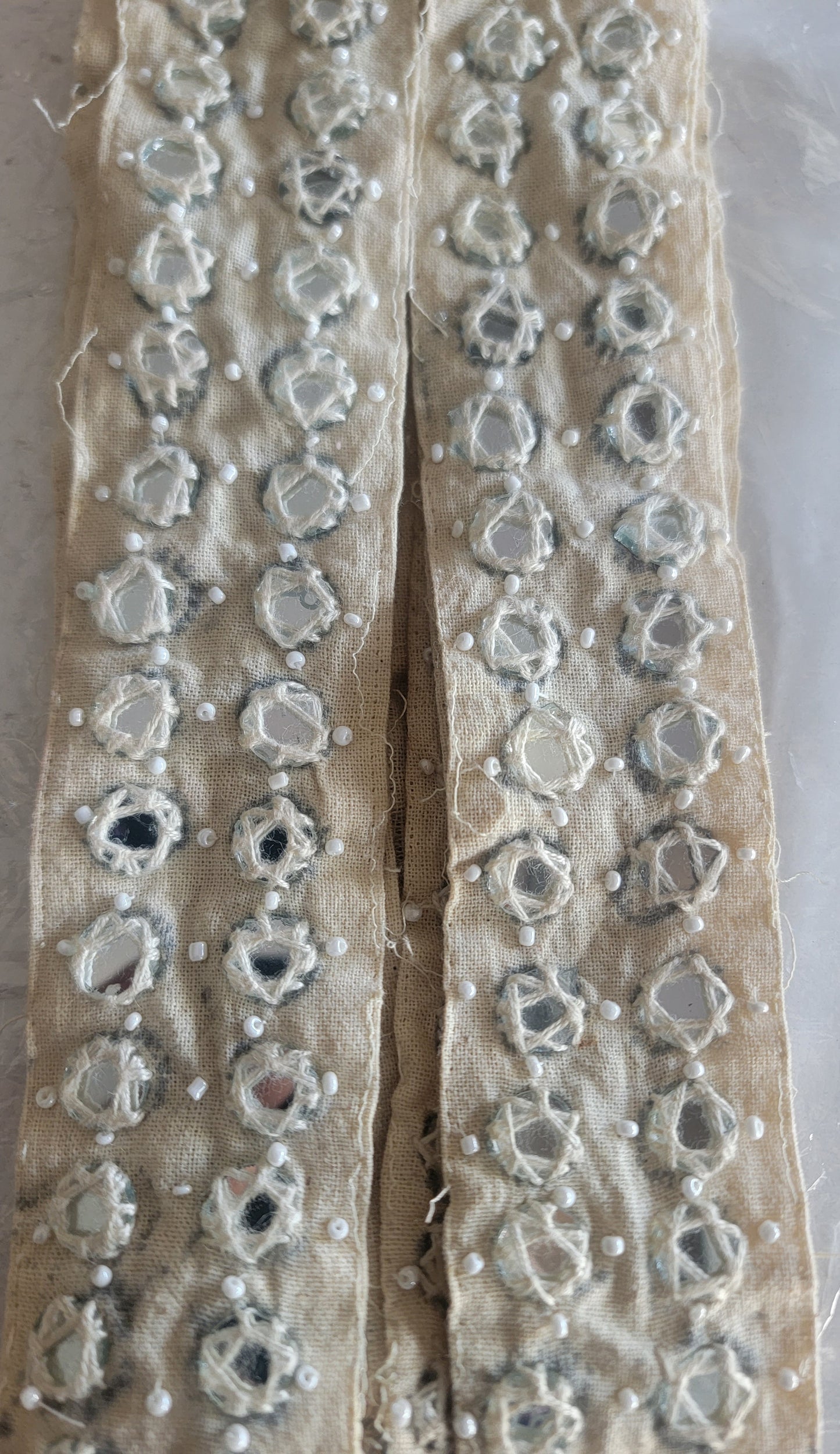Real mirror Lace Trim Art Craft Stitching fabric Doll Clothes Ornament Projects