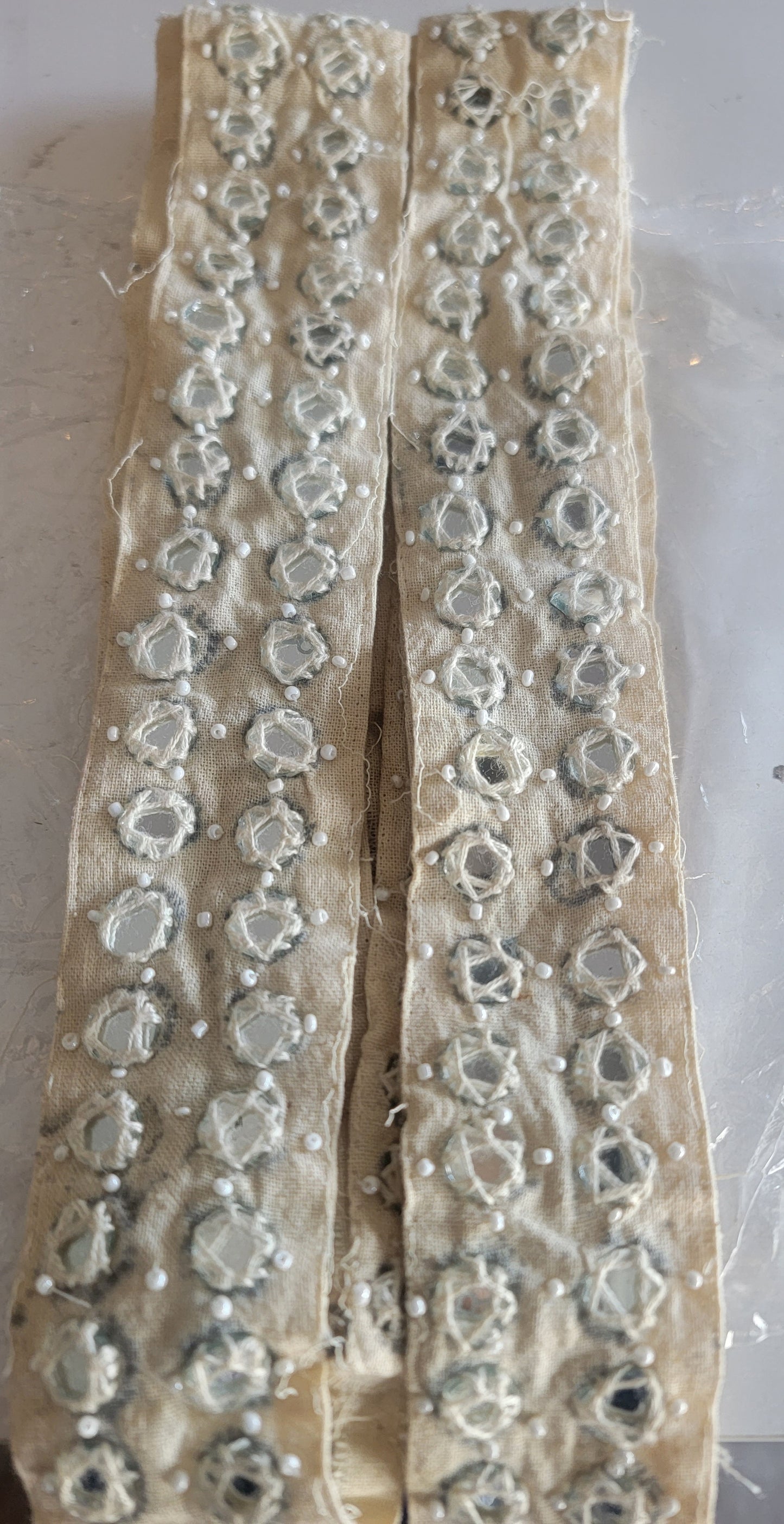 Real mirror Lace Trim Art Craft Stitching fabric Doll Clothes Ornament Projects