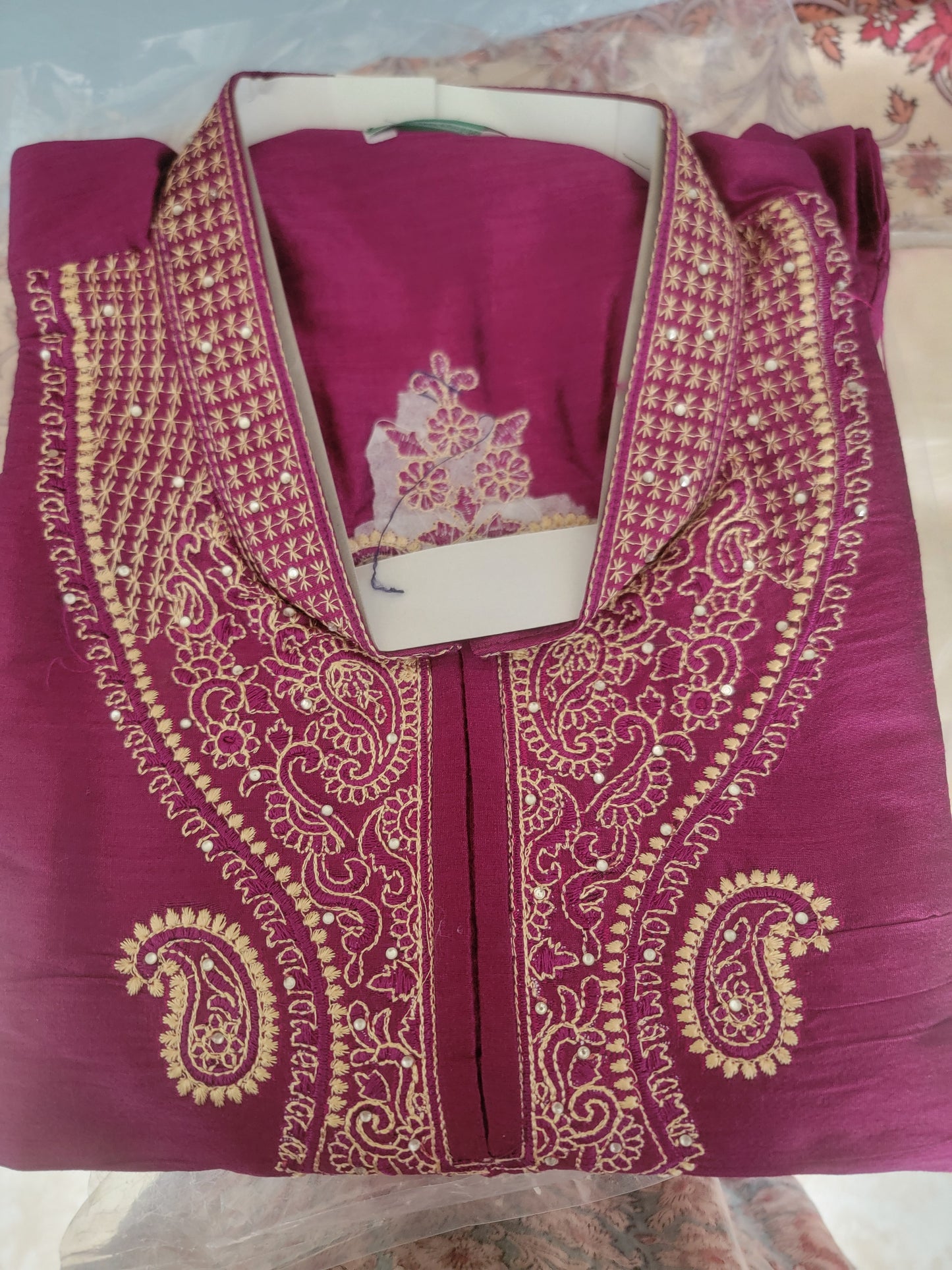 Pink Men’s Kurta Pajama with Matching Shawl Plus Big Sizes Up to 8Xl in Stock