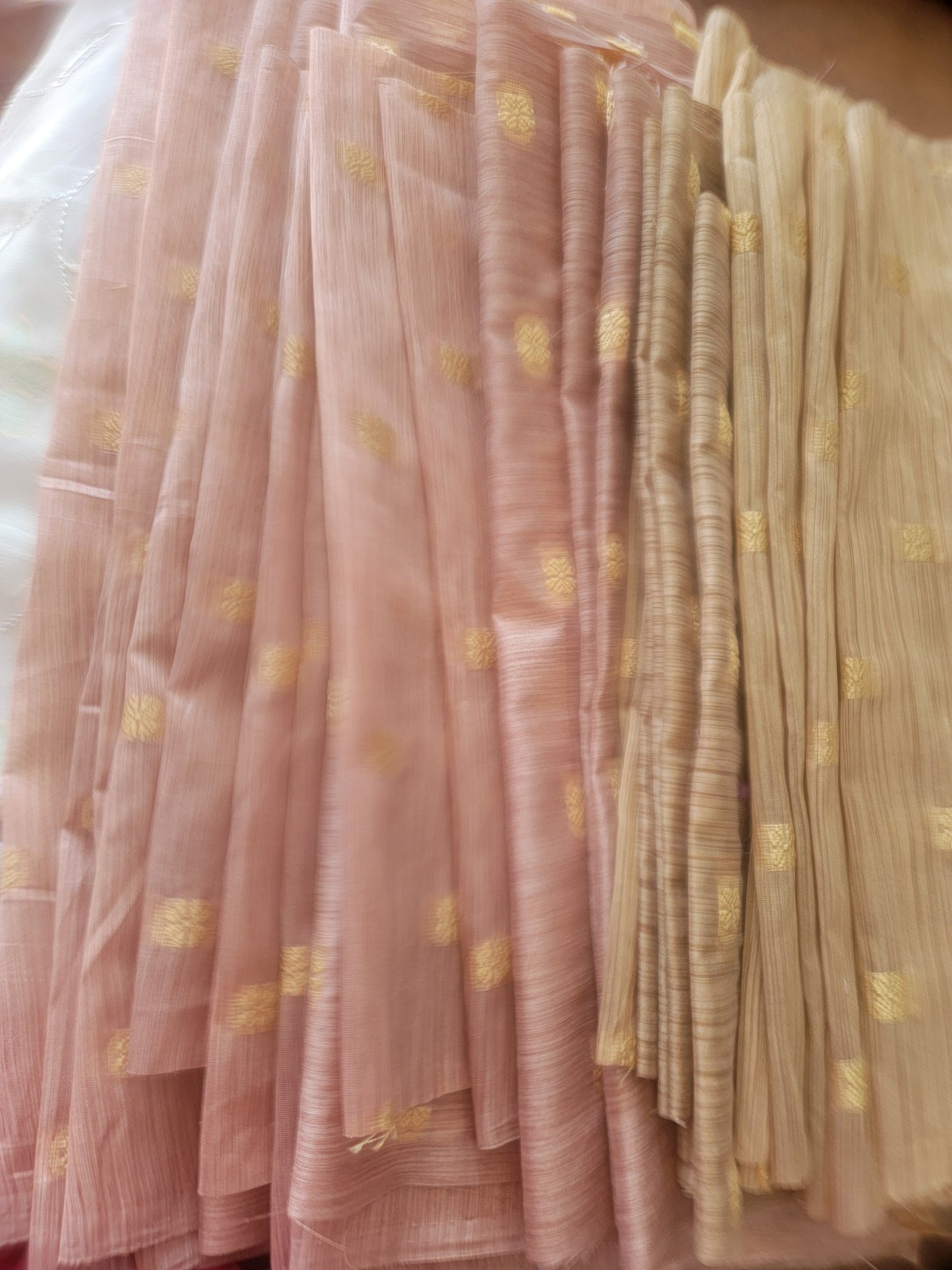 Set 10 Beaded Embroidered Lace Trim Art Craft Stitching fabric Doll Clothes Ornament Projects