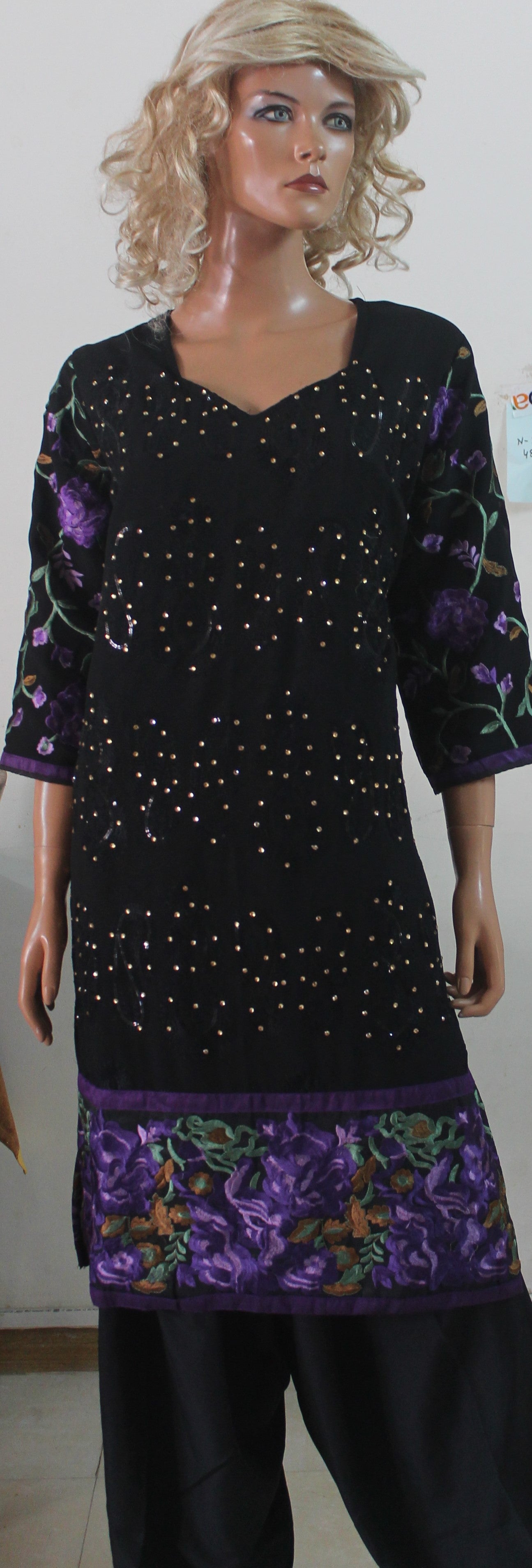 Embroidered Salwar kameez Dress Plus Chest size 48