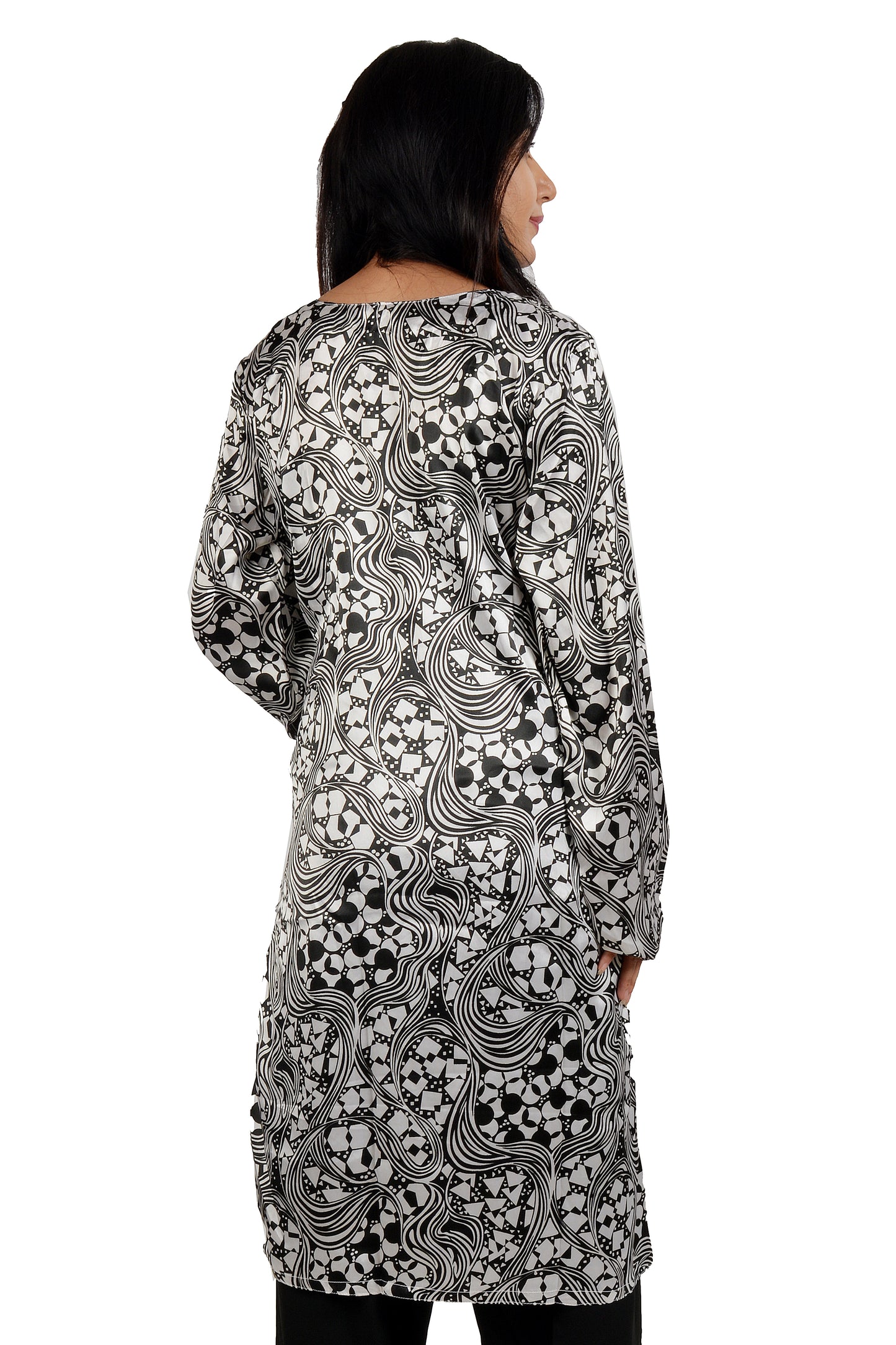 Black Crepe Dress Salwar kameez Dress Chest Size 42