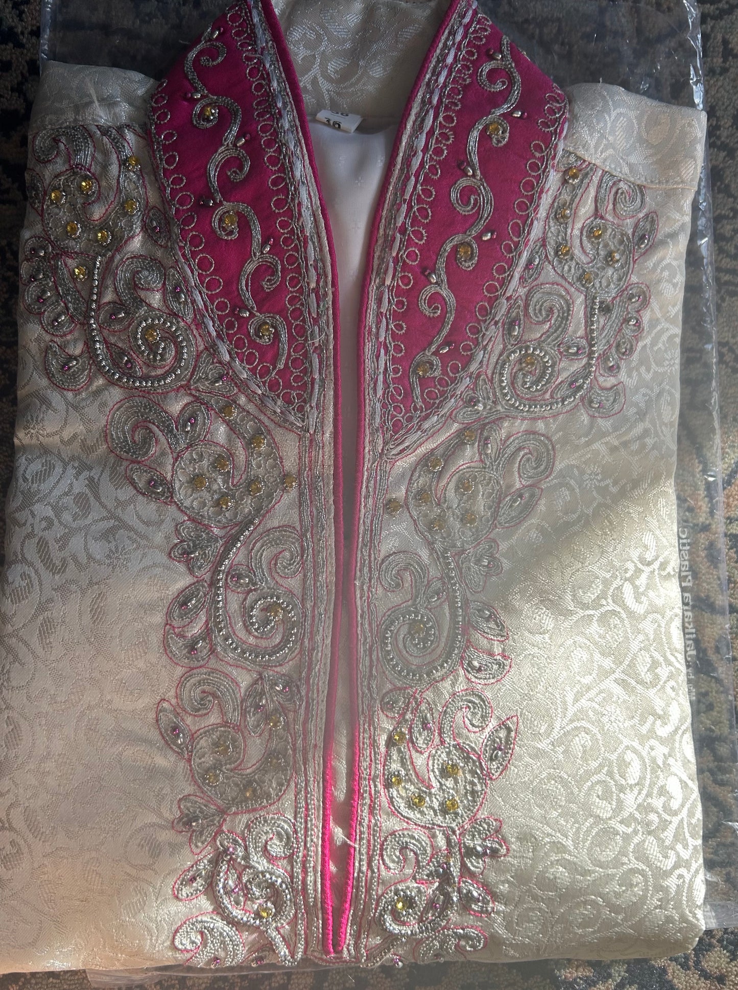 Men sherwani Set Indian Wedding Party wear Bollywood X Small