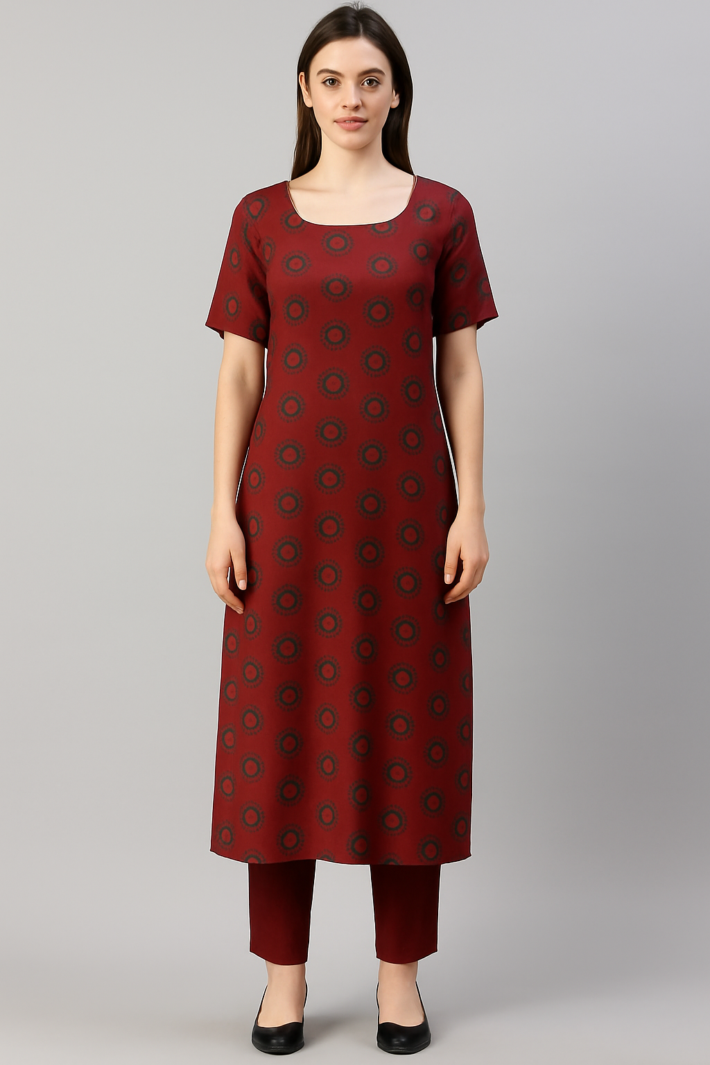 Cotton salwar kameez Dupatta set Plus chest Size 48