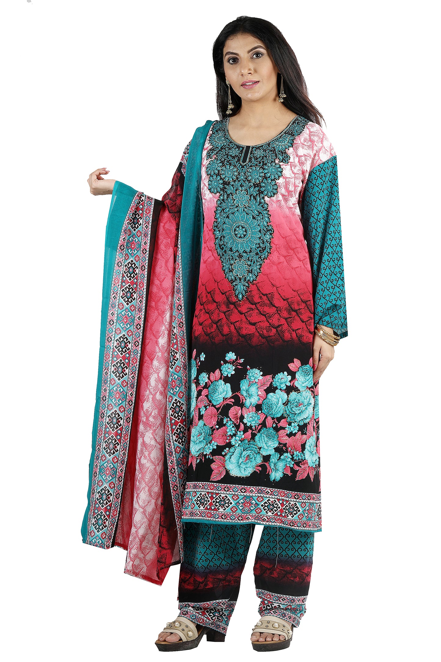 Printed Dress Salwar kameez Dress Chest Size 52