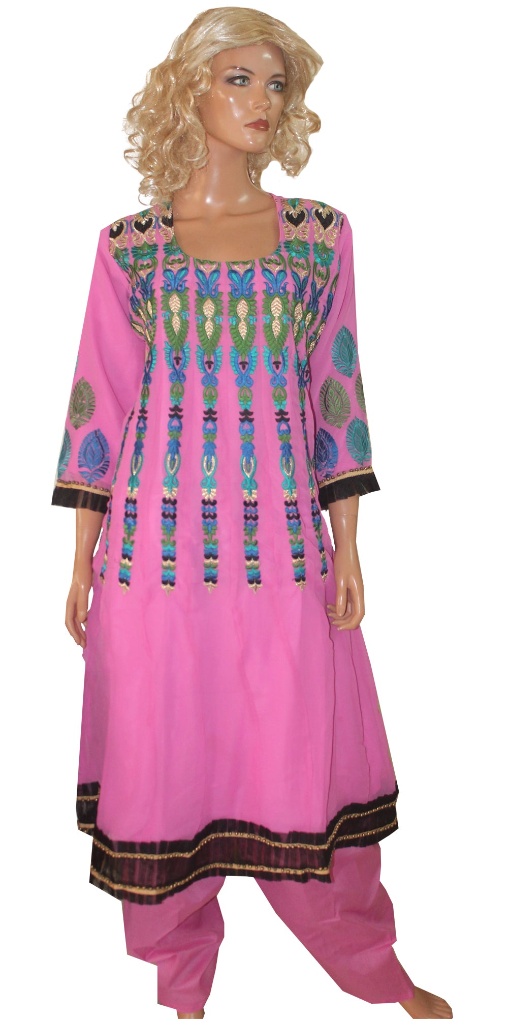 pink Salwar kameez Dress Chest size 46