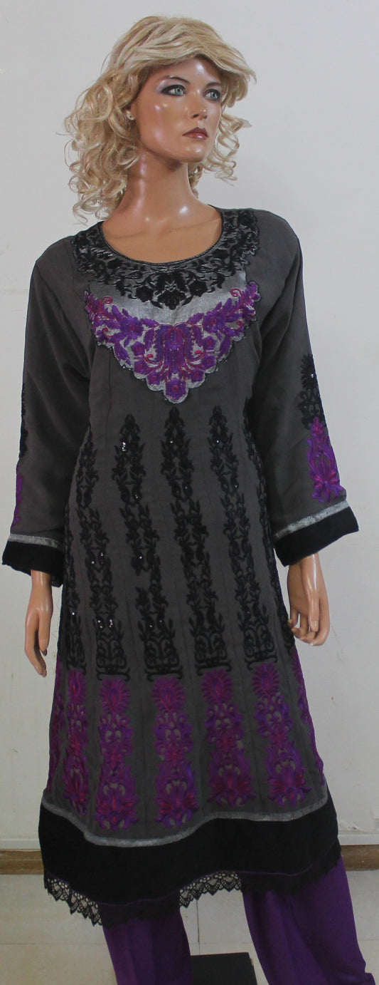 Embroidered Salwar kameez Dress Plus Chest size 50