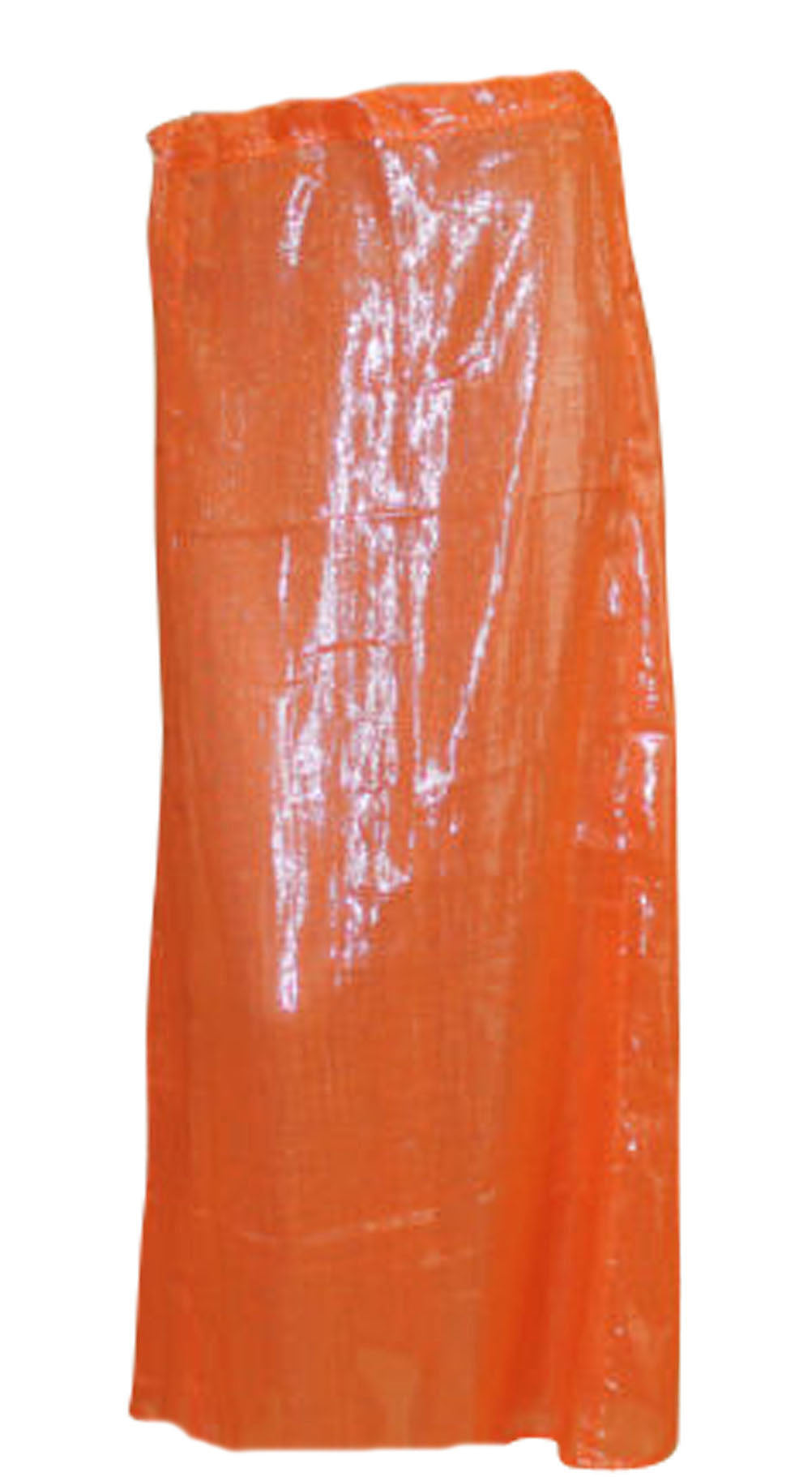 Elegant Orange Shimmer Cotton Petticoat for Sarees and Lehengas – Adjustable Drawstring Waist
