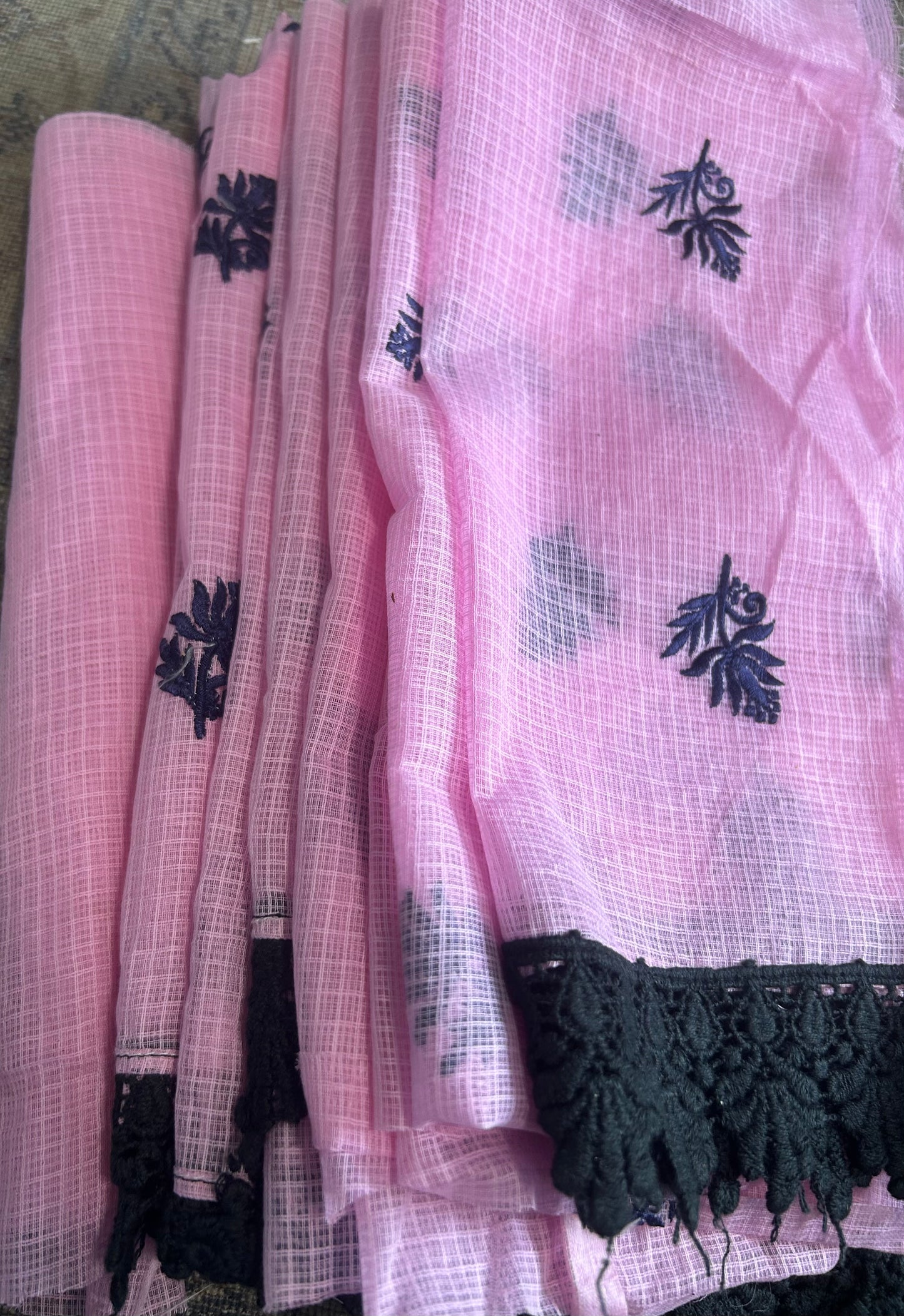 Set Of 10 Beaded Embroidered Lace Trim Art Craft Stitching fabric Doll Clothes Ornament Project junk journal