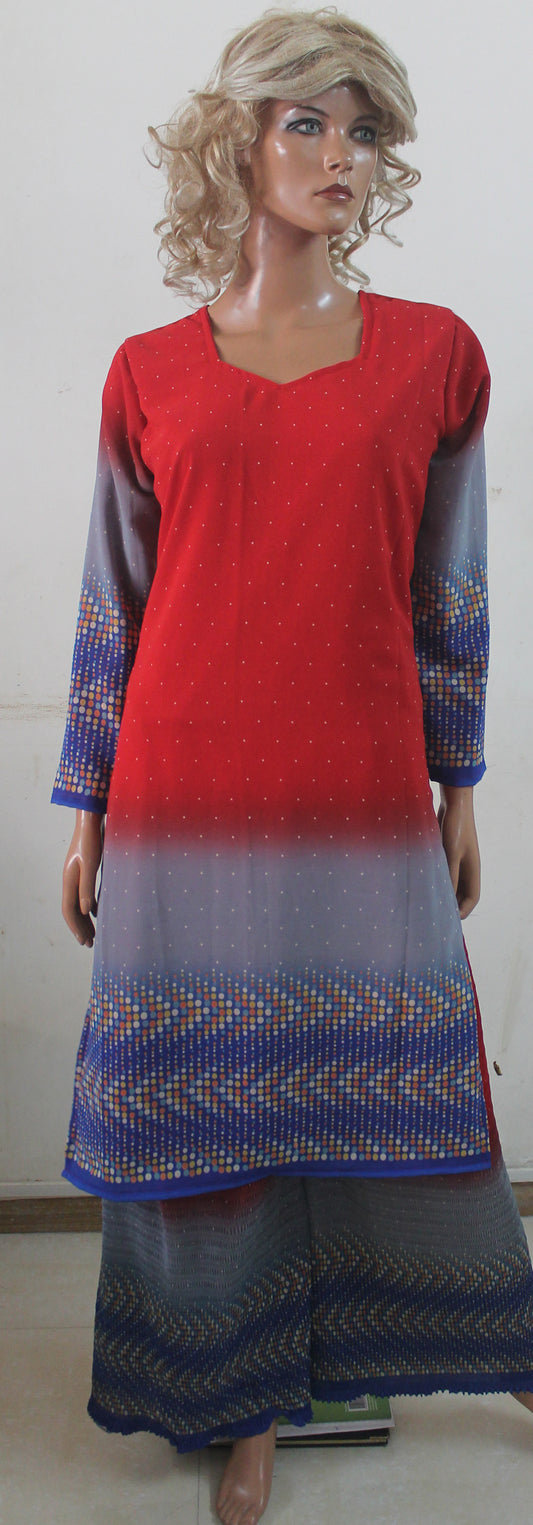 Blue Salwar kameez Dress Chest size 40