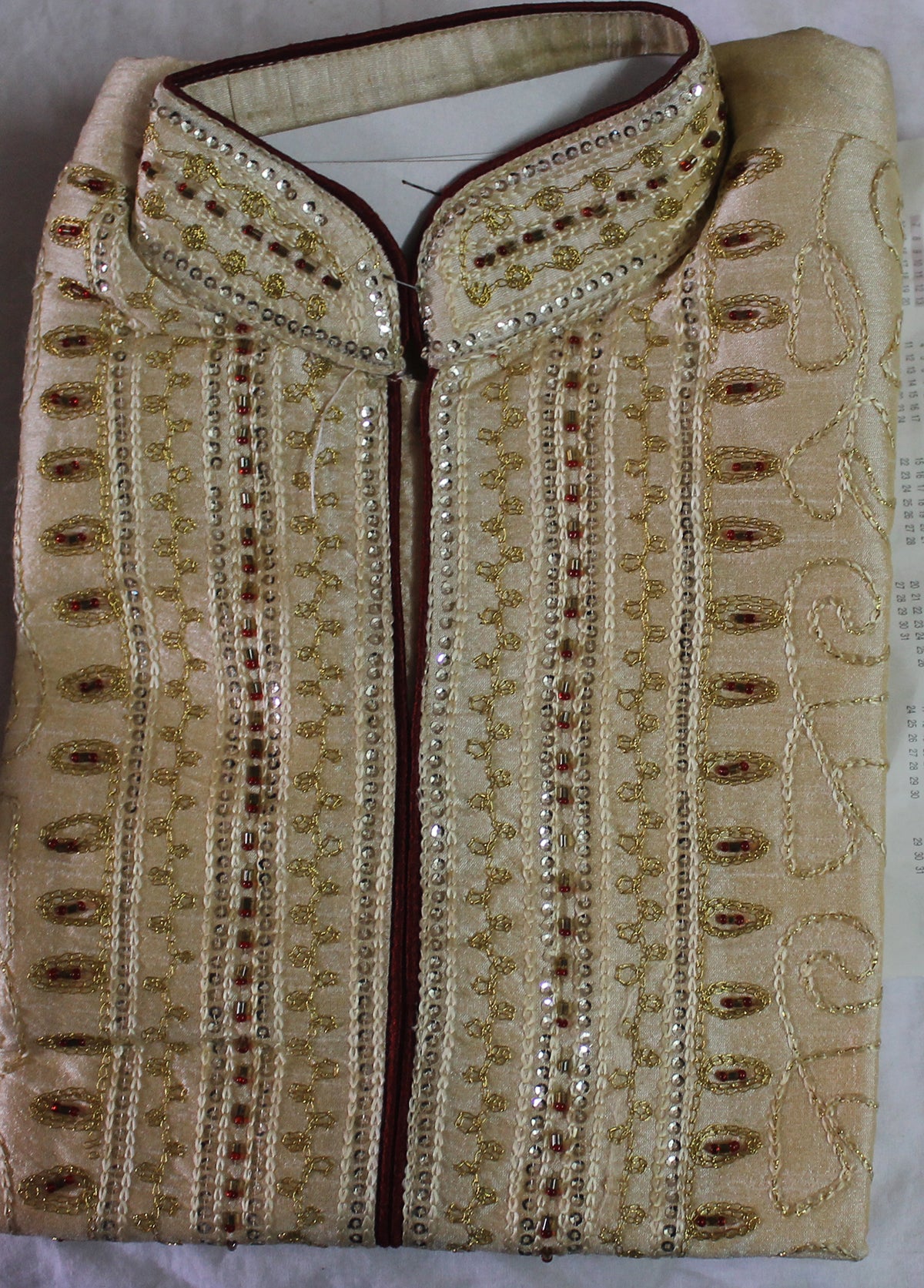 Gold  Boys Kurta Sherwani  set for  Age 4