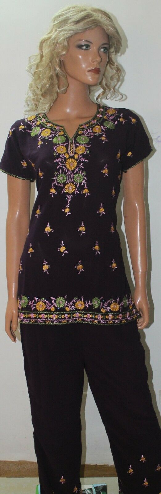 Purple Pant Salwar Suit Set By Inayah Patel chest size 36