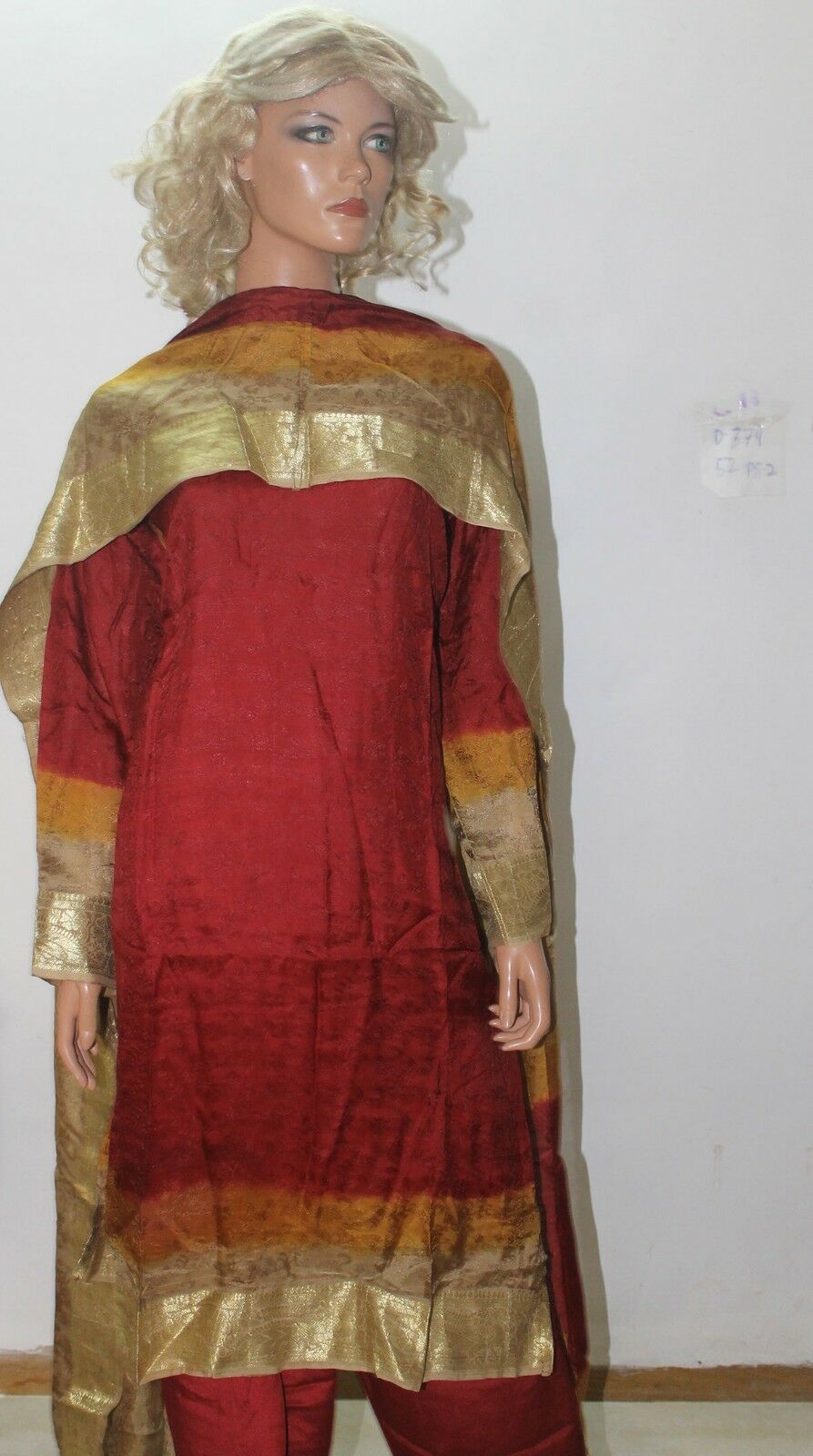 Burgundy Grey Indian Clothing Dress Salwar suit By Manha Plus size 52