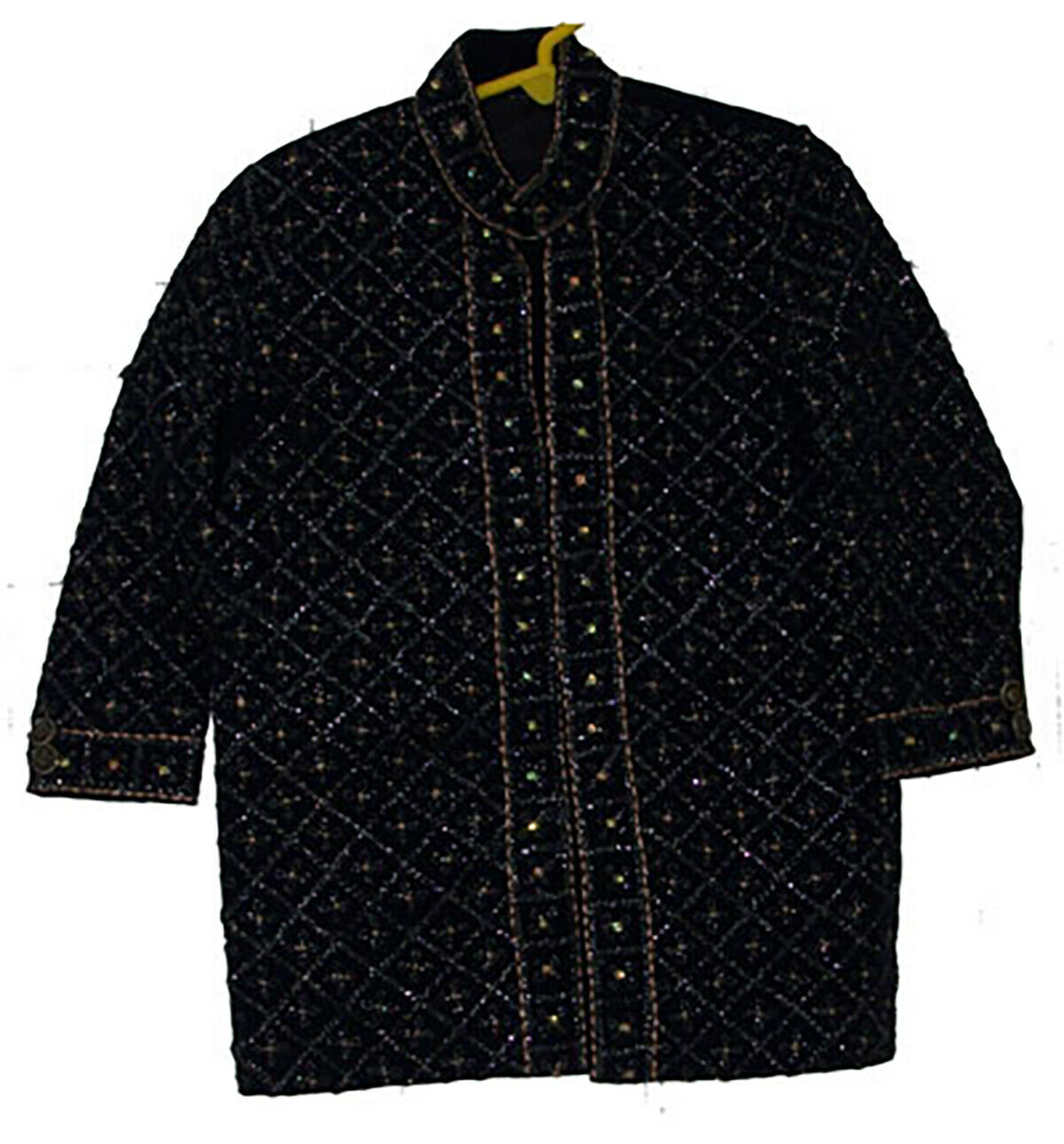 Black Eid  Wedding  Sherwani  Set Age 2,3.4.6