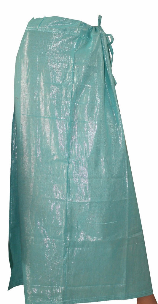 Blue   Luxurious Shimmer skirt  Petticoat Underskirt belly dancing  slip