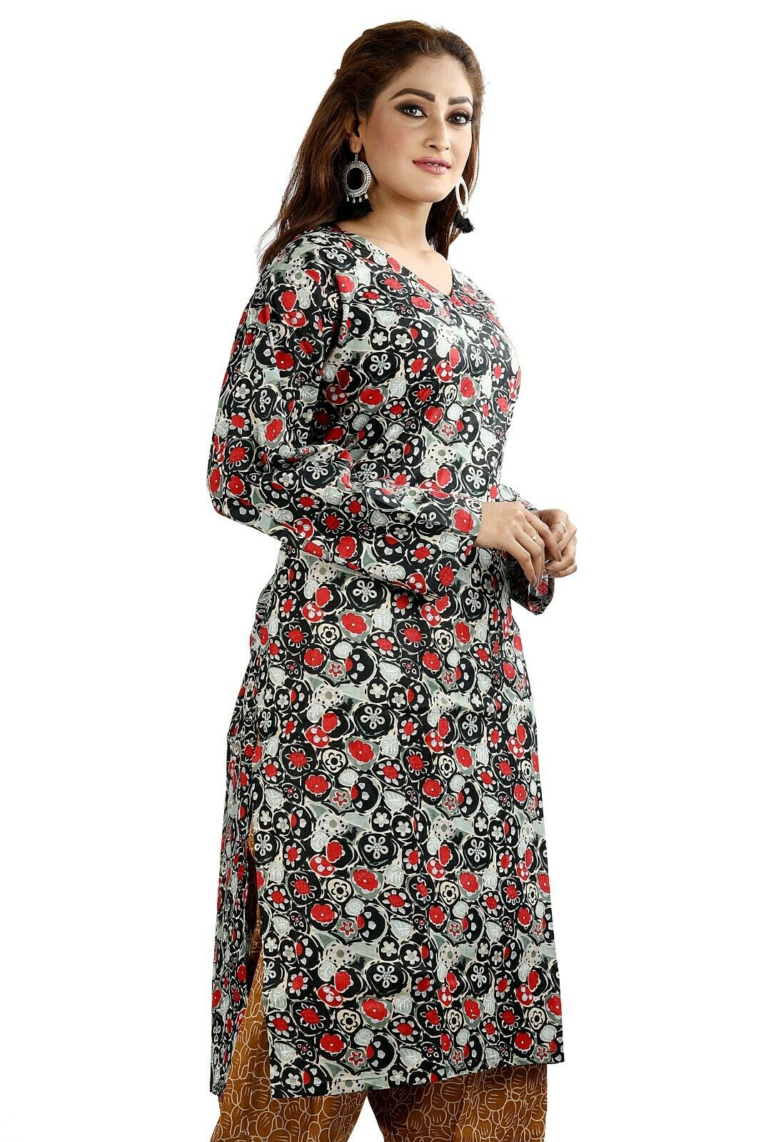 Cotton Printed Designer Pakistani Traditional Dress Salwar kameez chest size 52