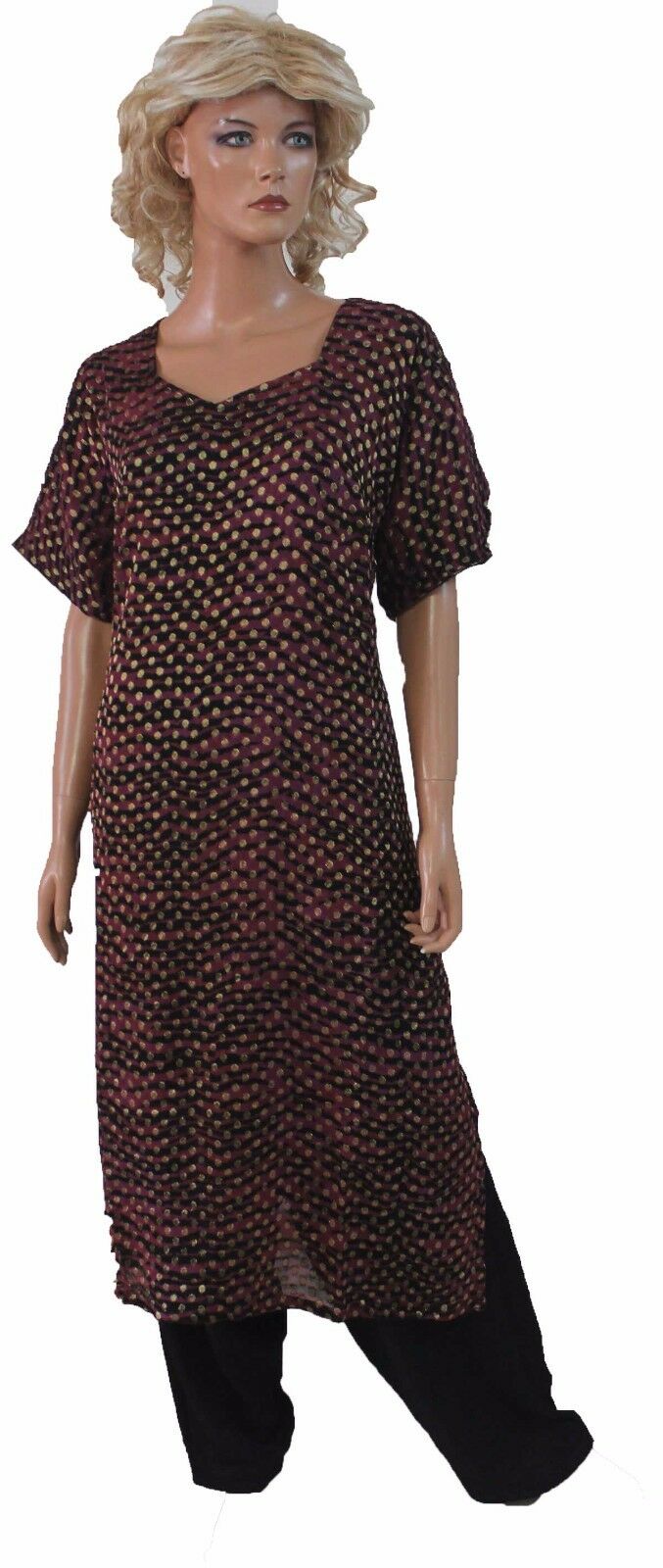 Black Party Salwar Kameez Dupatta DA-221 Plus sz 56 New arrivals