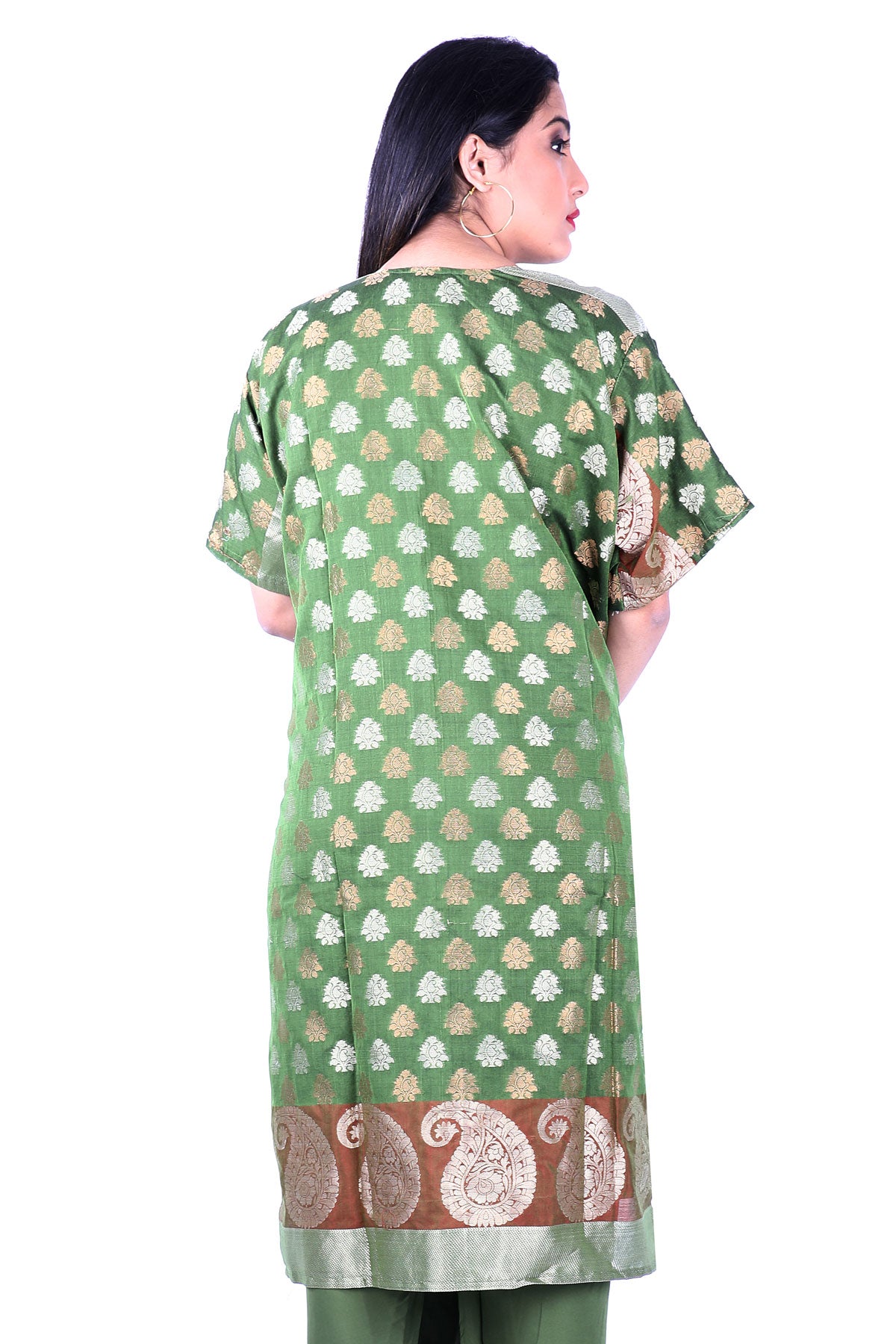 Green Indian Wedding party wear Salwar kameez Plus Size 52