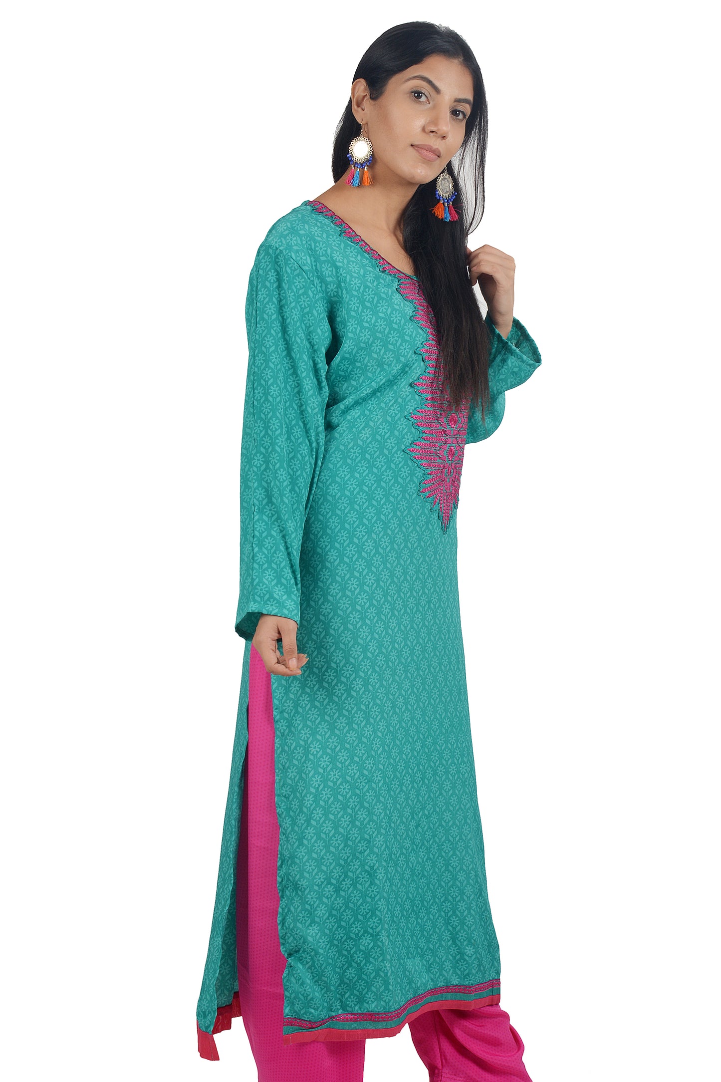 Blue Cotton Salwar kameez chest Size 46