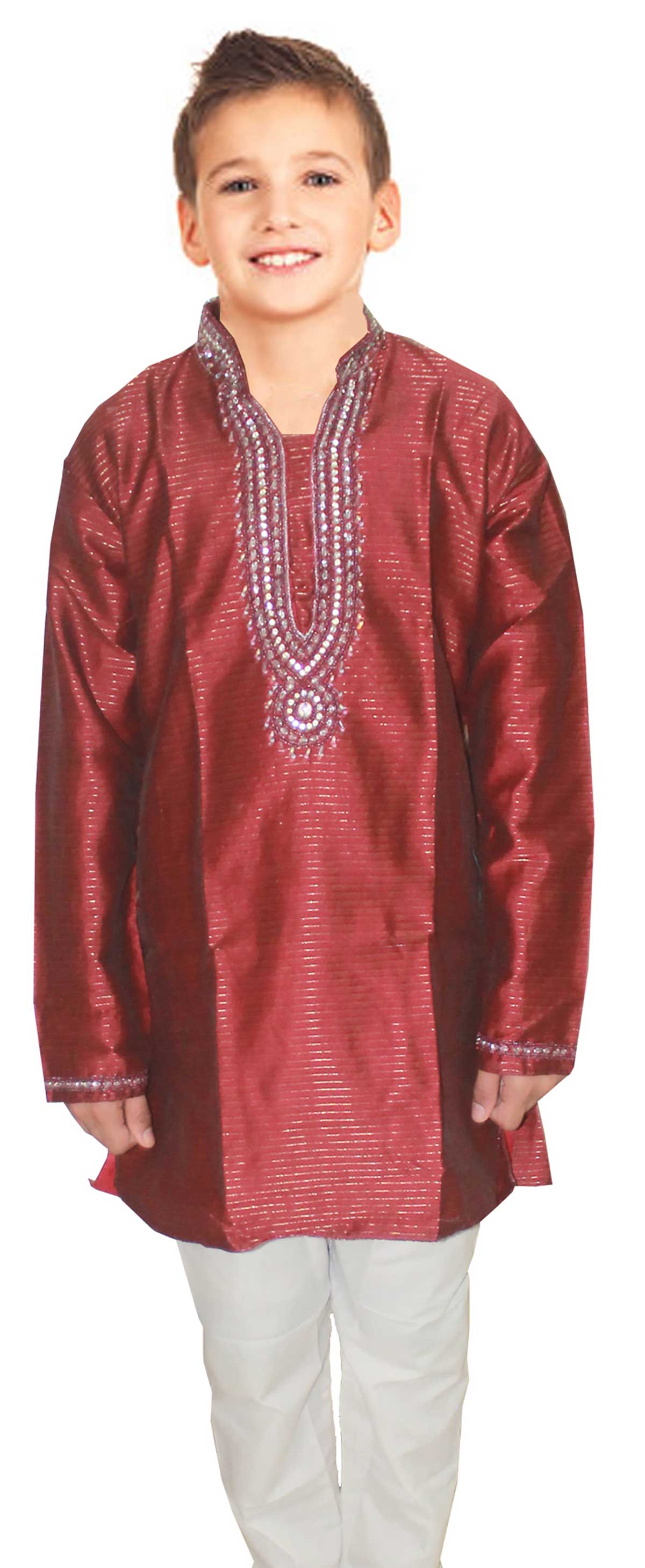 Red India Boys Kurta sherwani set Age 1  to  8