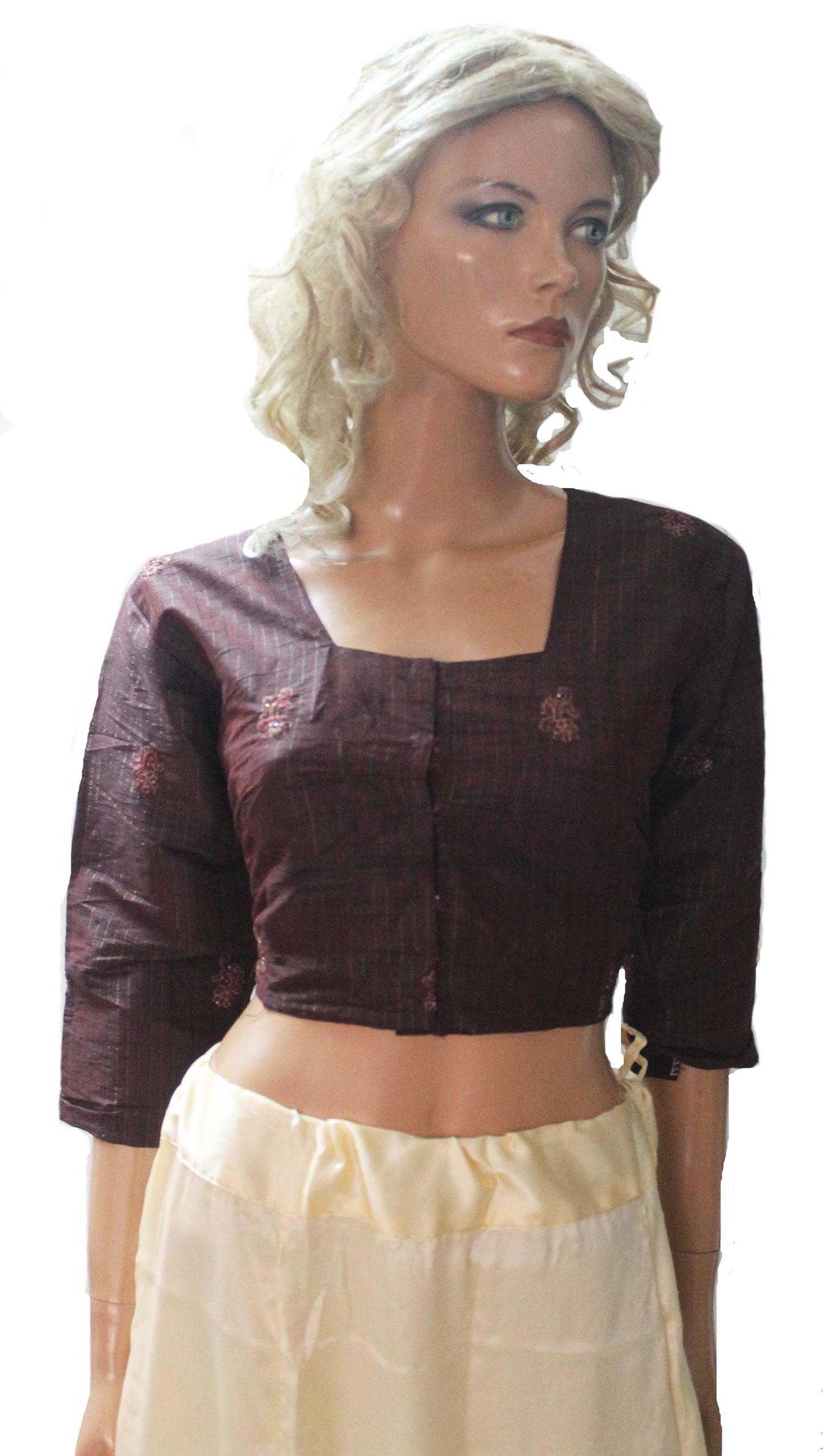 Brown Sari Blouse Chest size 38