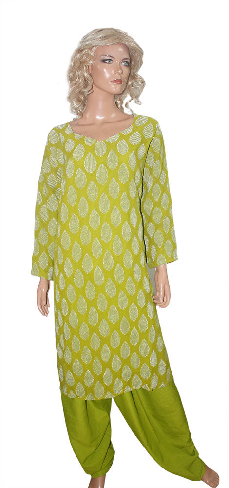 Green Designer party wear Formal Salwar kameez Dress Plus Size 52