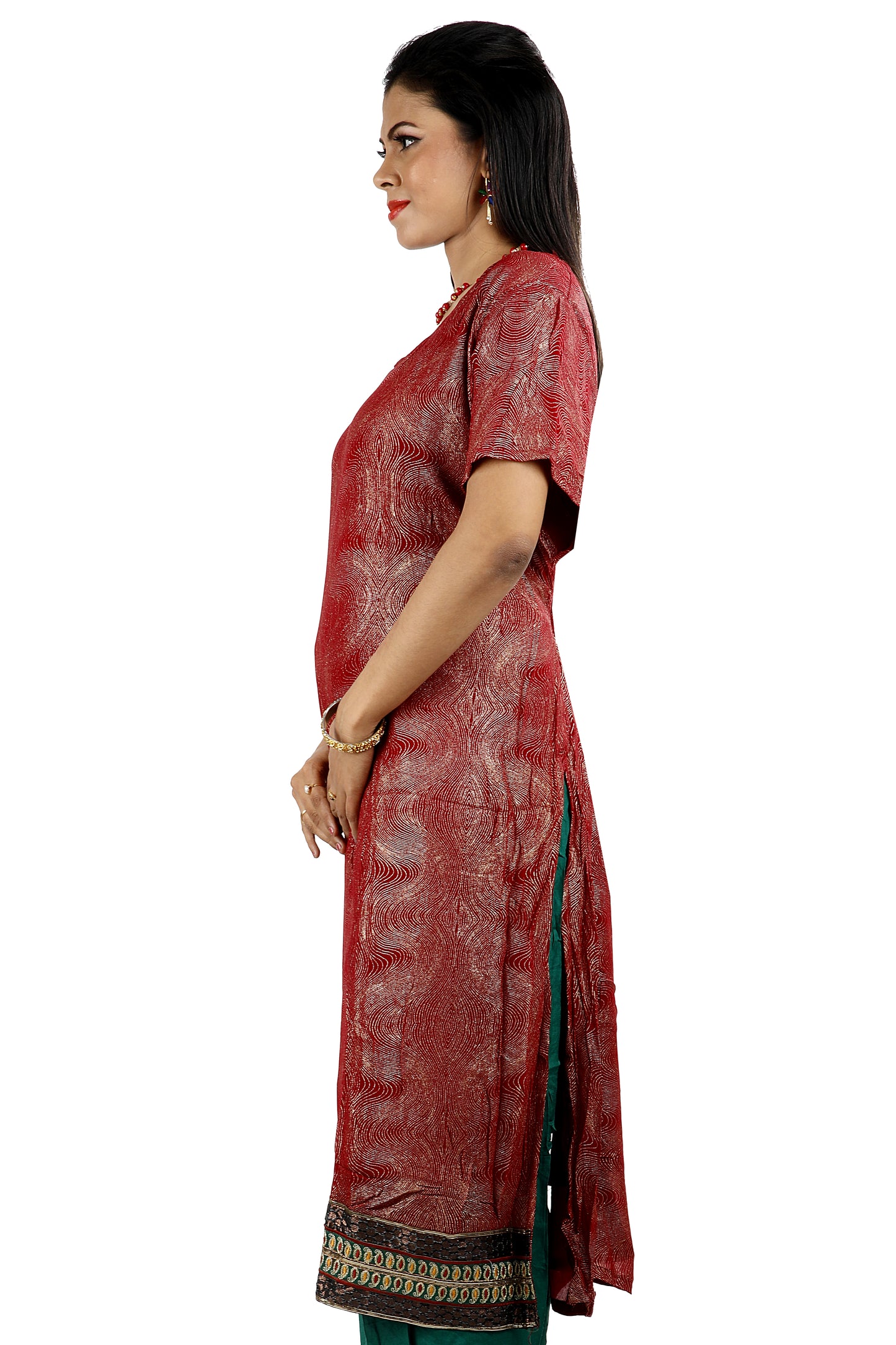 Burgundy Designer Salwar kameez Chest Size 48,50,52