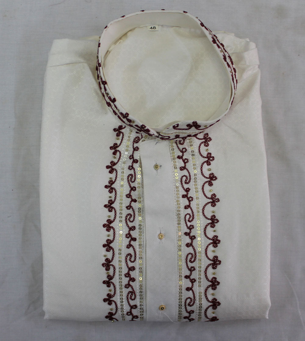 White Boys Kurta pajama set For Age 14,