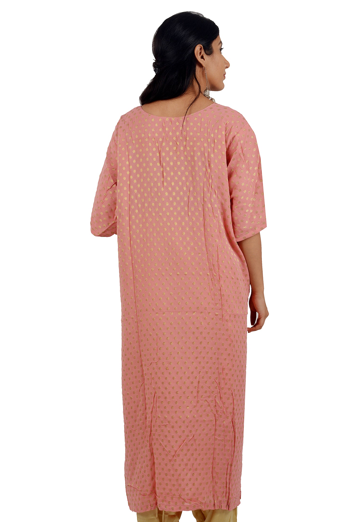 Pink Salwar kameez Dress Plus Size 56