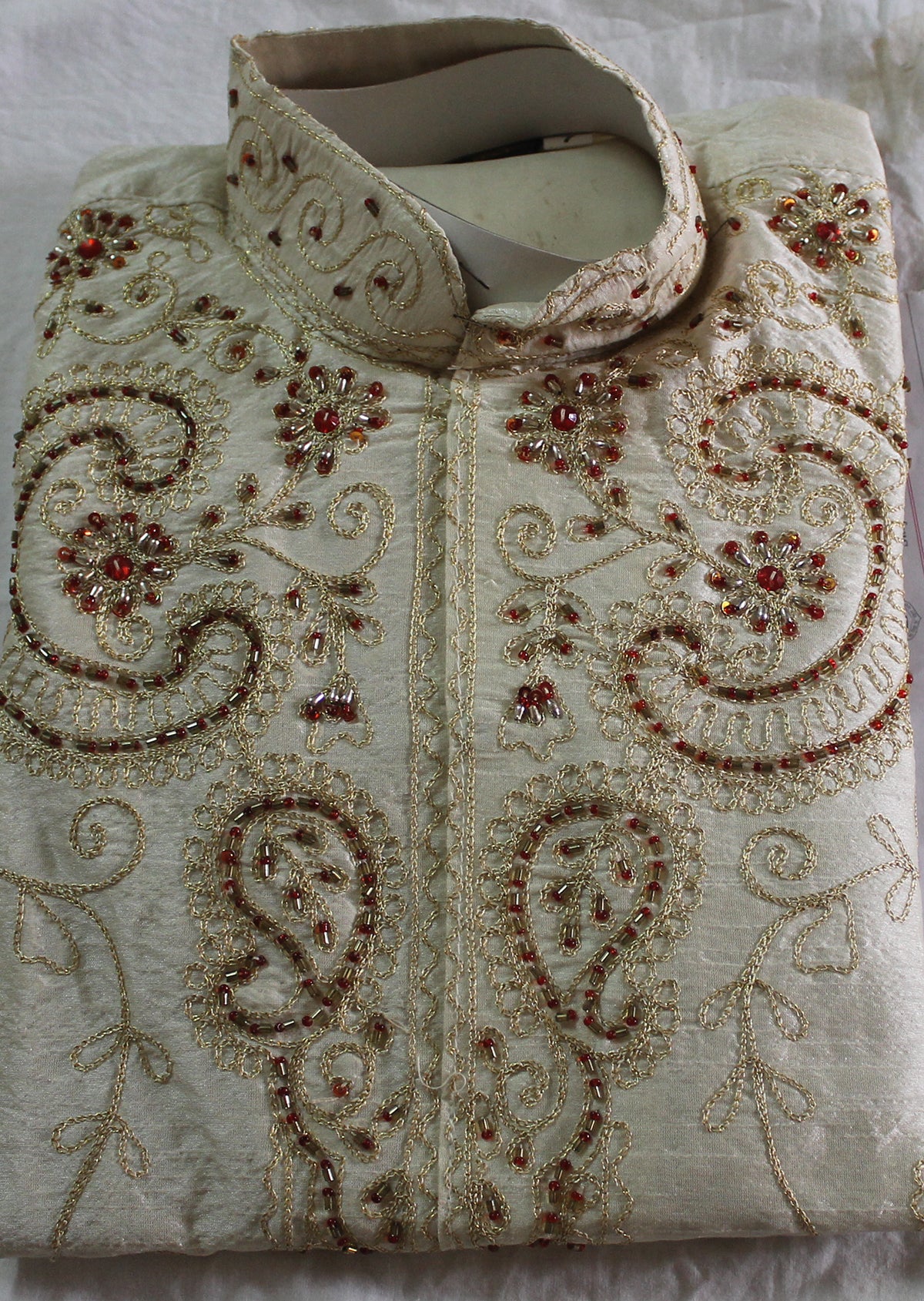 Cream India Boys Kurta sherwani set Age 1 to 10