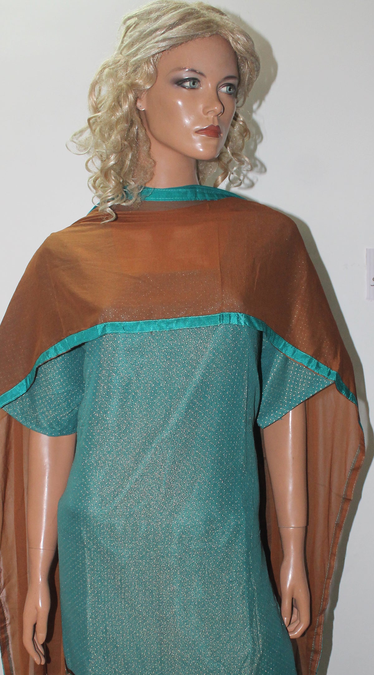 Green Salwar kameez Dress Chest plus Size 50