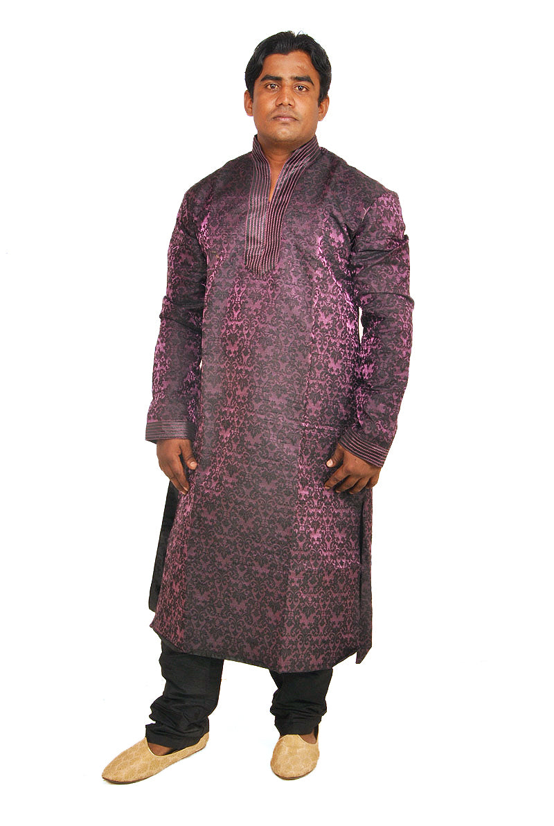 Purple Designer Mens Sherwani