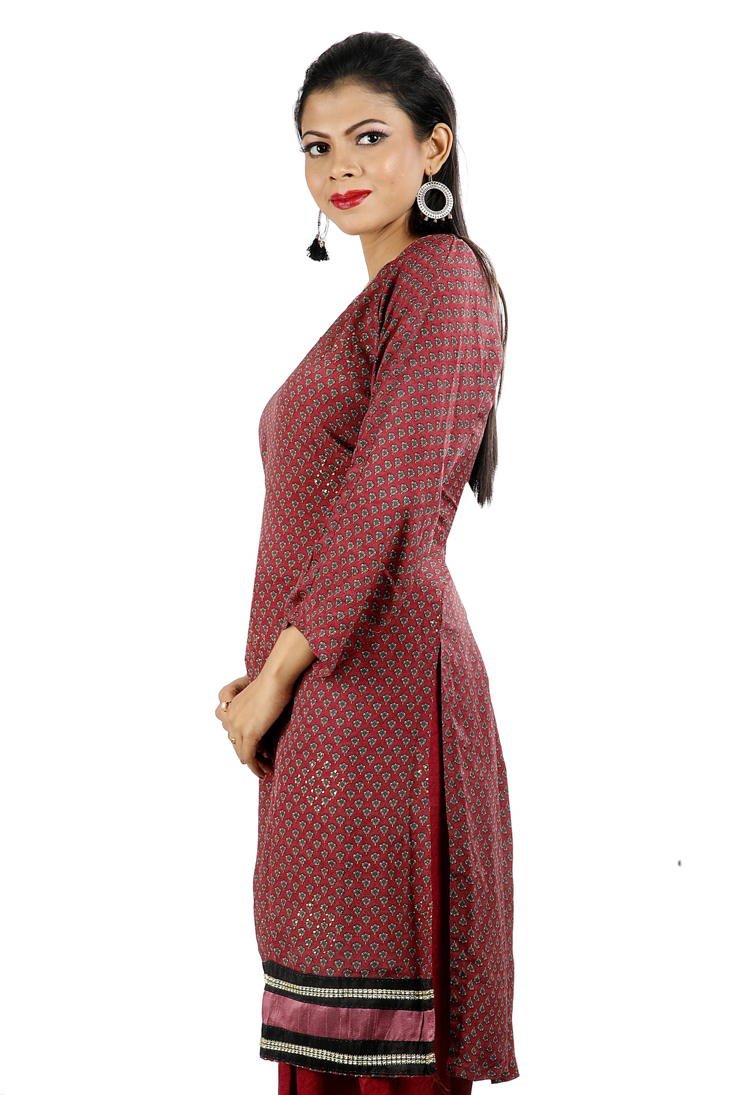 Printed Soft Crepe Salwar kameez Chest Size 46