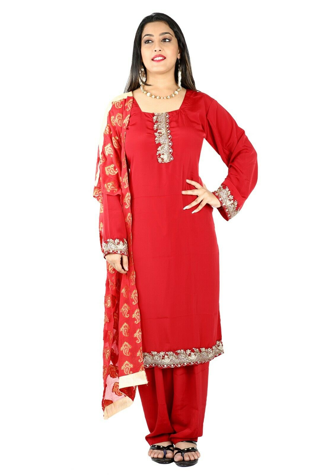 Red Salwar Kameez for Women | Designer Partywear Dress for Women