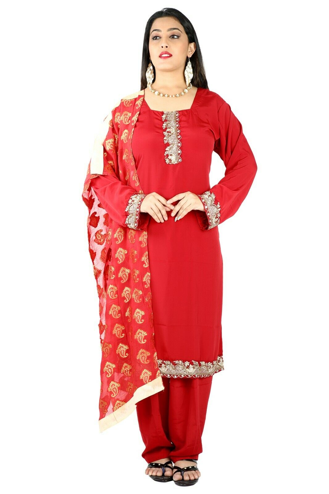 Red Salwar Kameez for Women | Designer Partywear Dress for Women