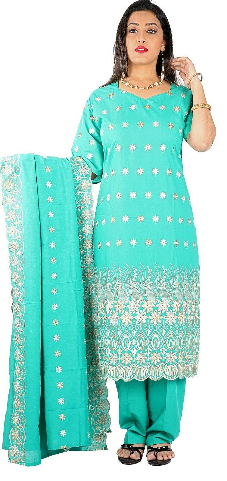 Green Salwar Kameez for Women | Designer Partywear Dress for Women