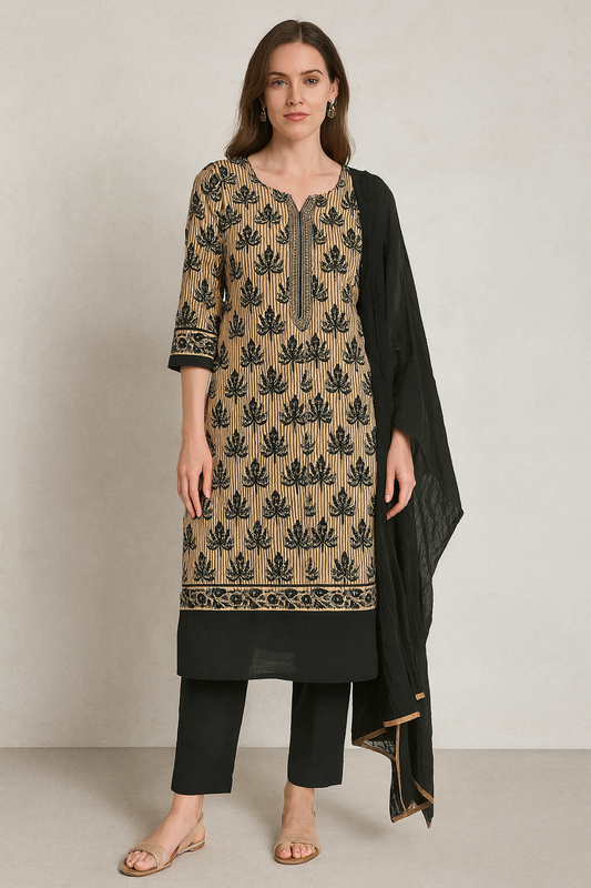 salwar kameez Dupatta set plus chest size 52