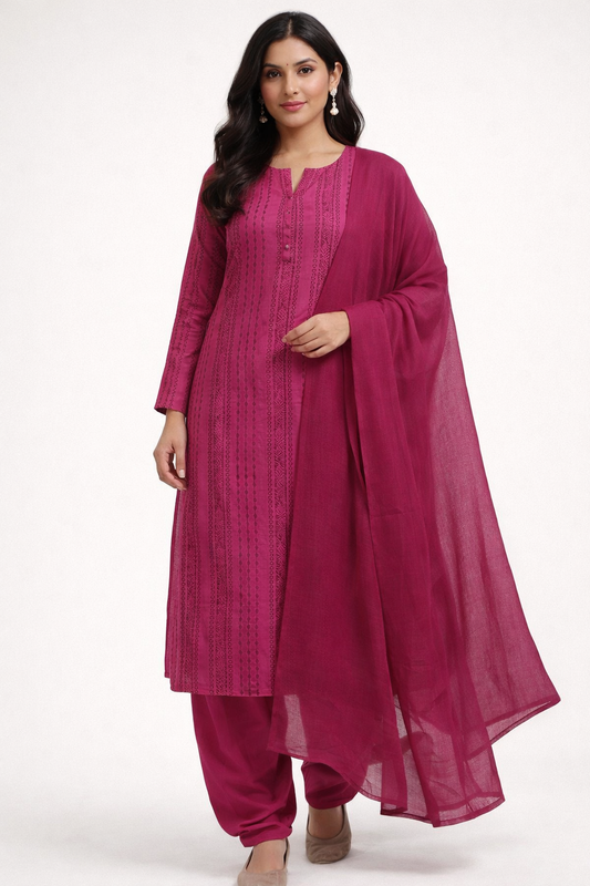 Pink crepe Salwar kameez chest size 36 xsmall