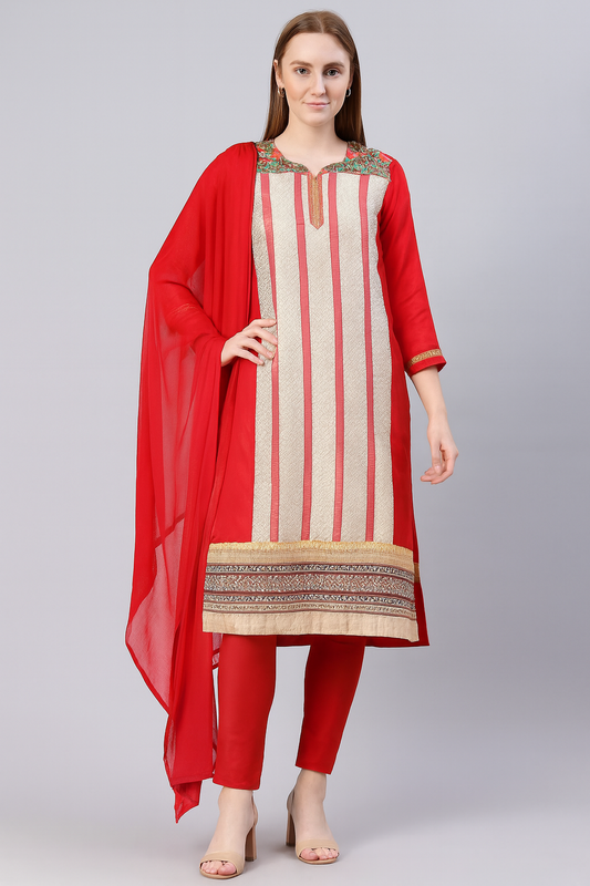 salwar kameez Dupatta set plus chest size 52