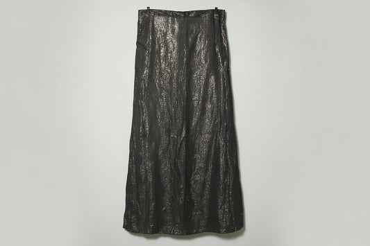 Black & Gold Cotton Shimmer saree Petticoat Adjustable Drawstring Underskirt