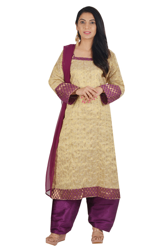 Gold Plus Chest size 48 Salwar kameez dress Indian Wedding Party wear Bollywood