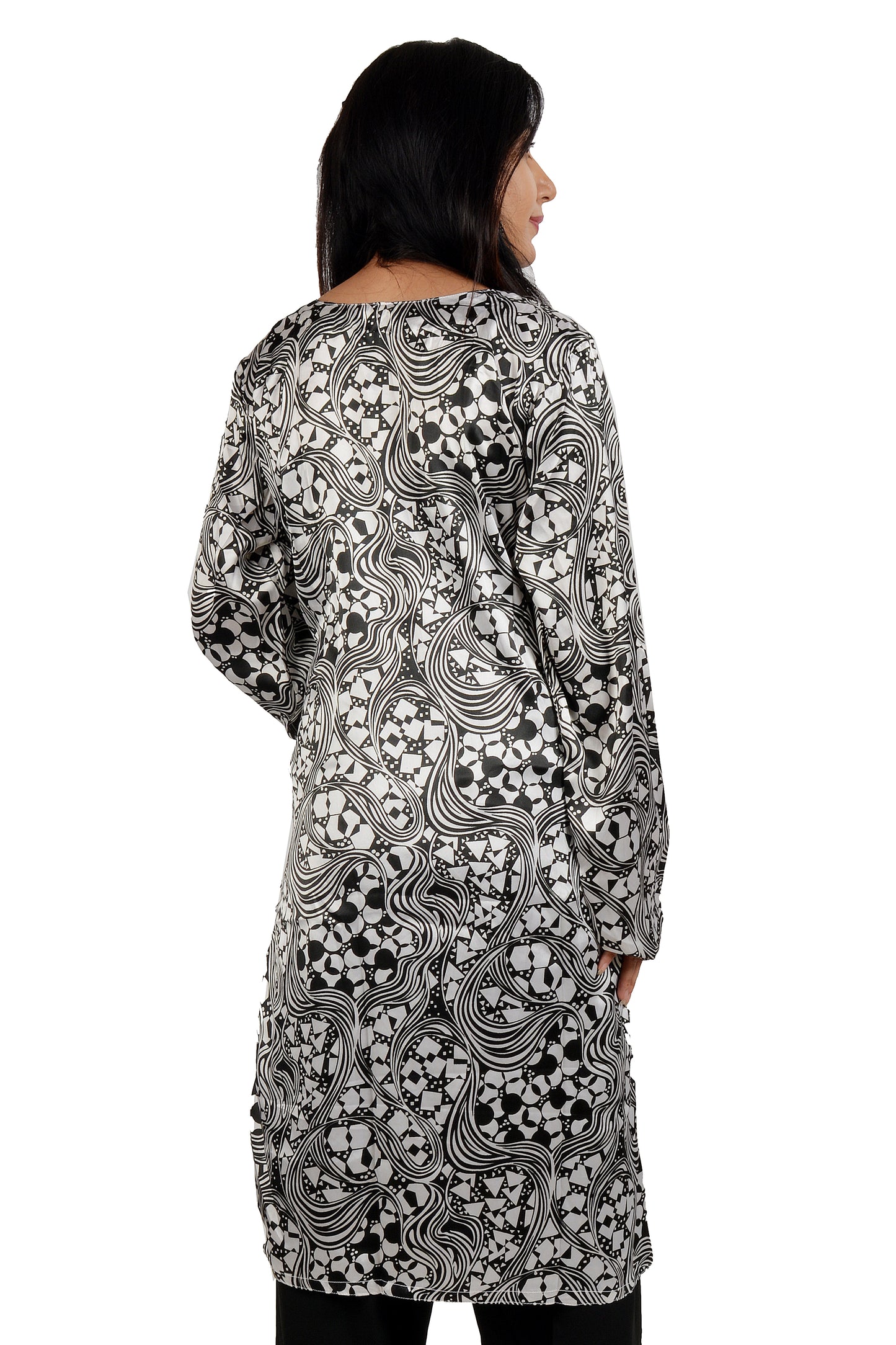 Black  Crepe  Dress Salwar kameez Dress  Chest Size 42