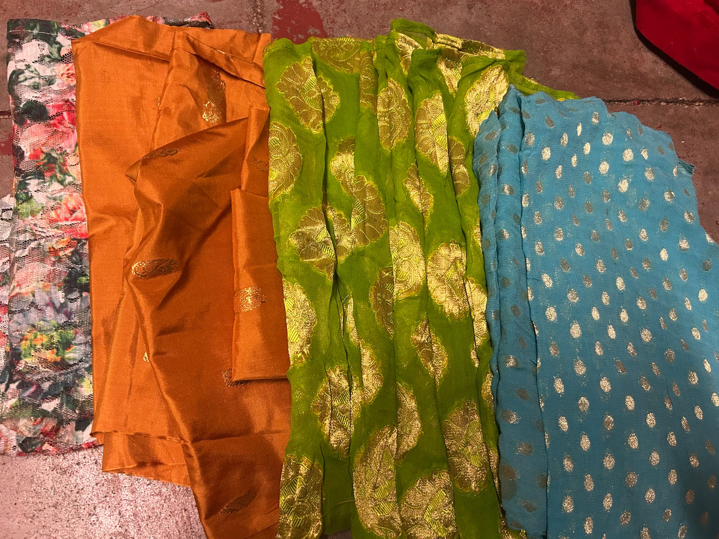 Handmade Beaded Fabric Pieces – Art Craft, Décor & Doll Clothing