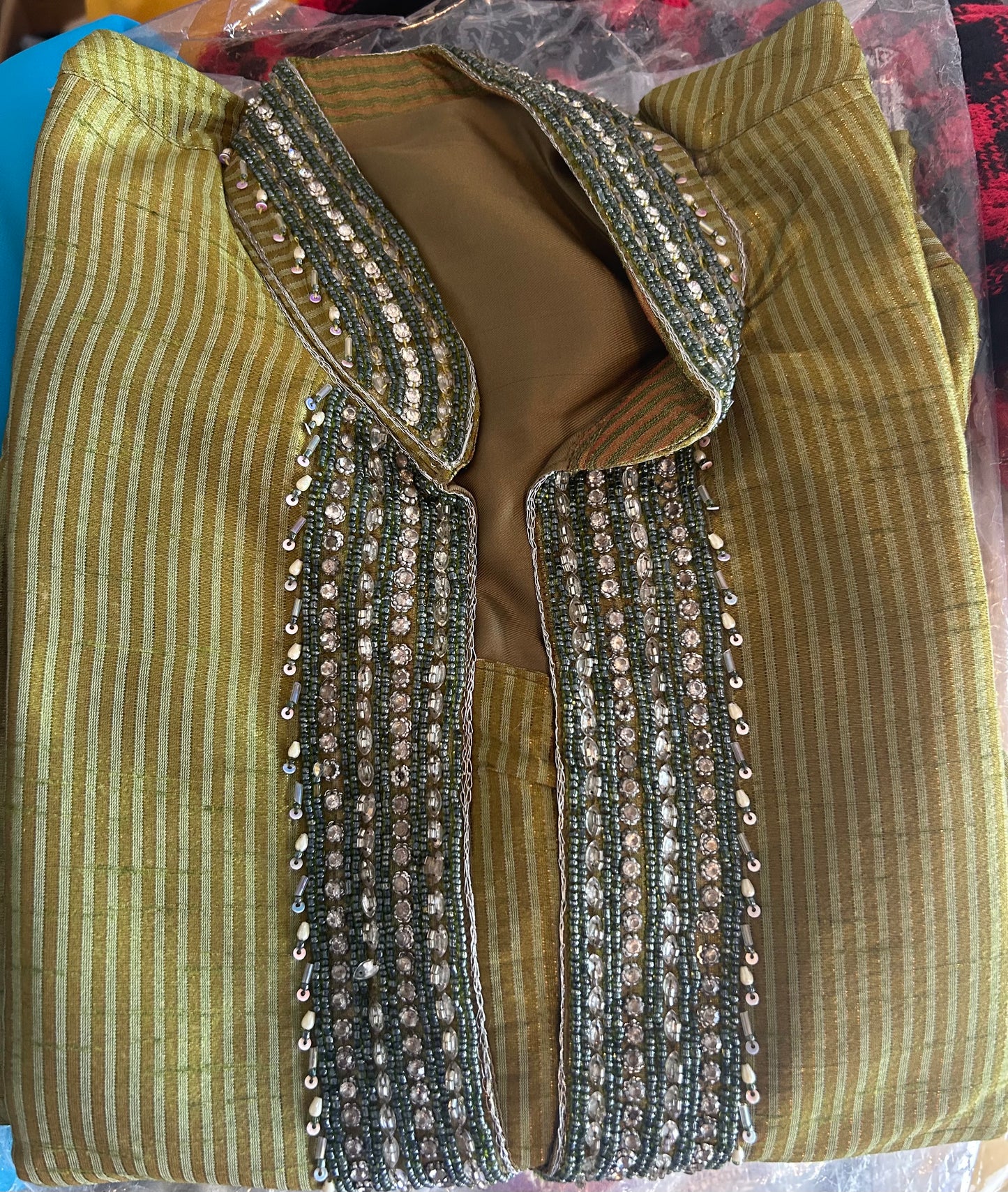 Green Men sherwani  kurta set on Sale size medium