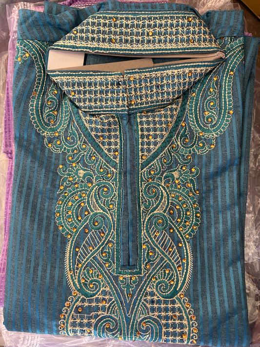 Blue Boys kurta pajama set age 6