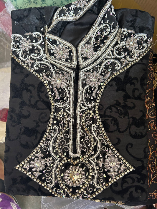 Black Boys sherwani Age 6 Indian Wedding Party Bollywood Wear