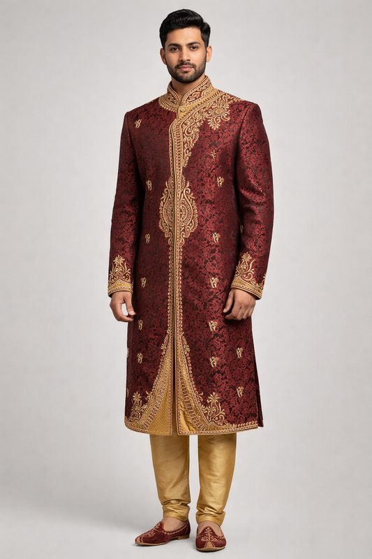 Men Sherwani Set Indian wedding Wear